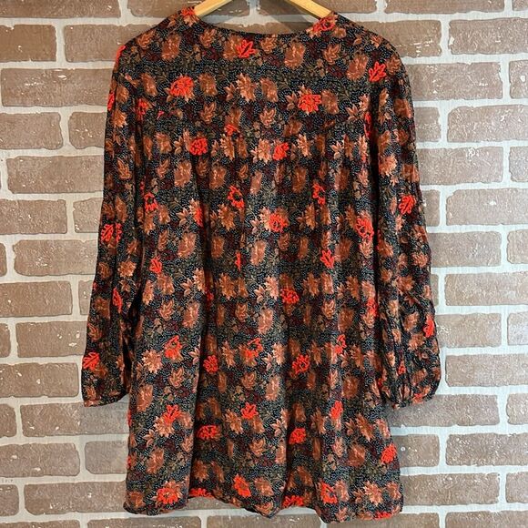 Zara Trafaluc Floral Dress Tunic with Embroidery Top - Picture 8 of 12